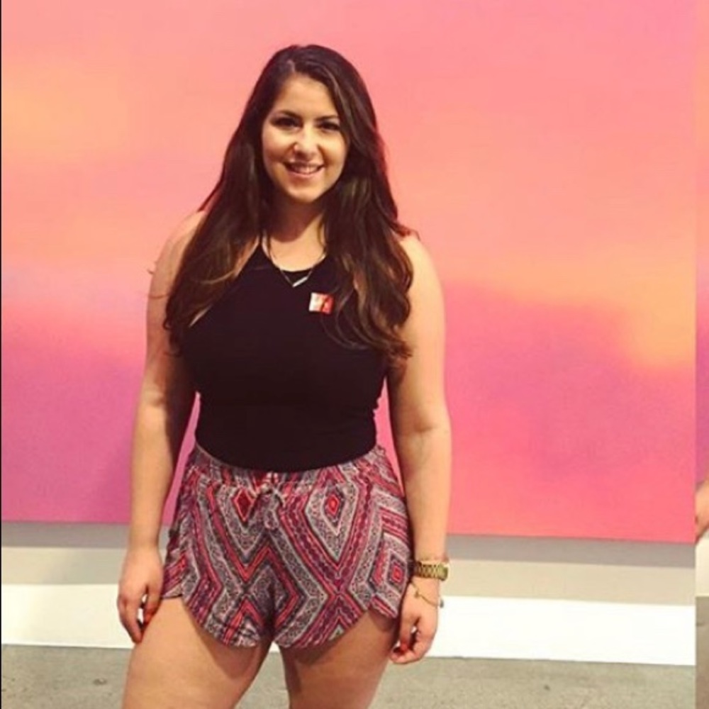 Hollister tribal print shorts